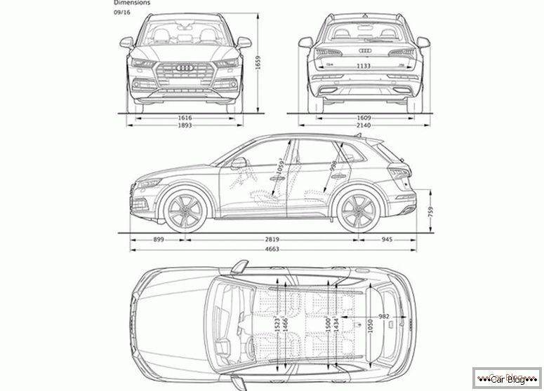Спецификации на Audi Q5