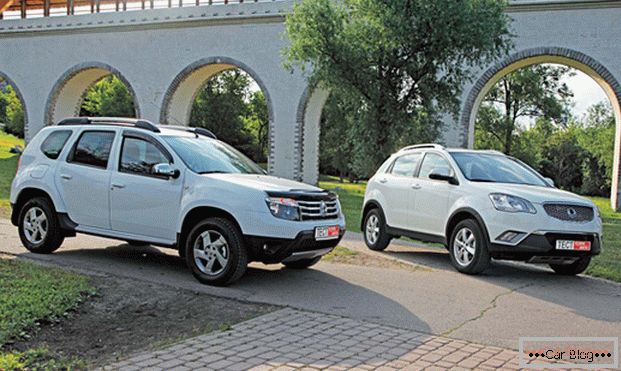 Renault Duster и SsangYong Actyon - два ефтини SUV