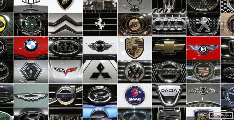 Амблеми на автомобили од различни производители