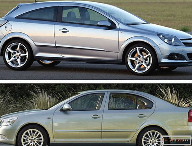 Сравнение двух европейских авто - Opel Astra и Шкода Октавија