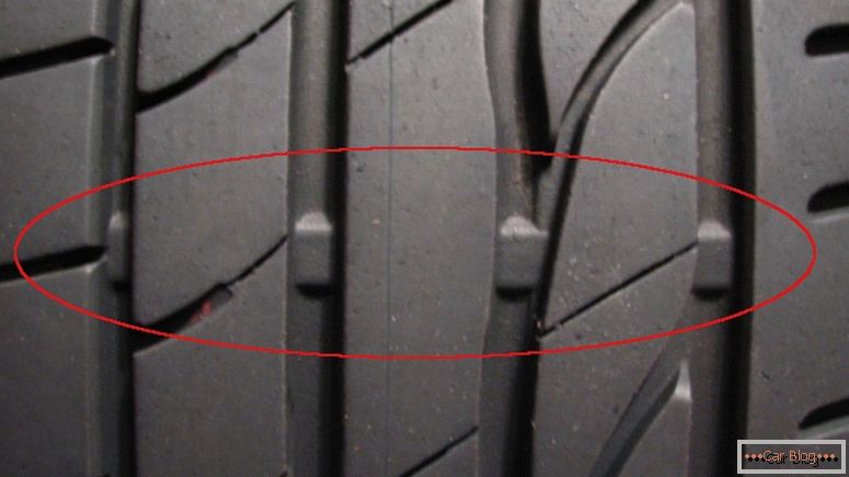 индикатор за абење на гумите
