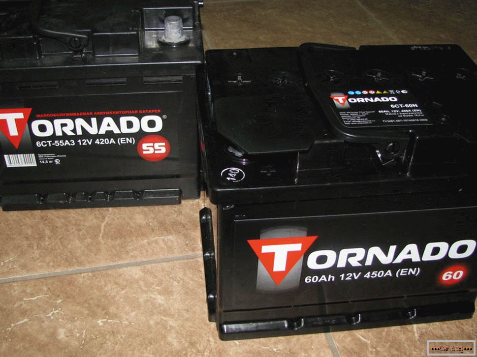 Водач на батерија со Tornado