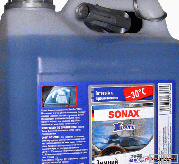 Sonax Xtreme Nano Pro - зимско миење на шофершајбната
