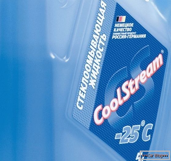 Coolstream - течност за шофершајбната произведена во Русија