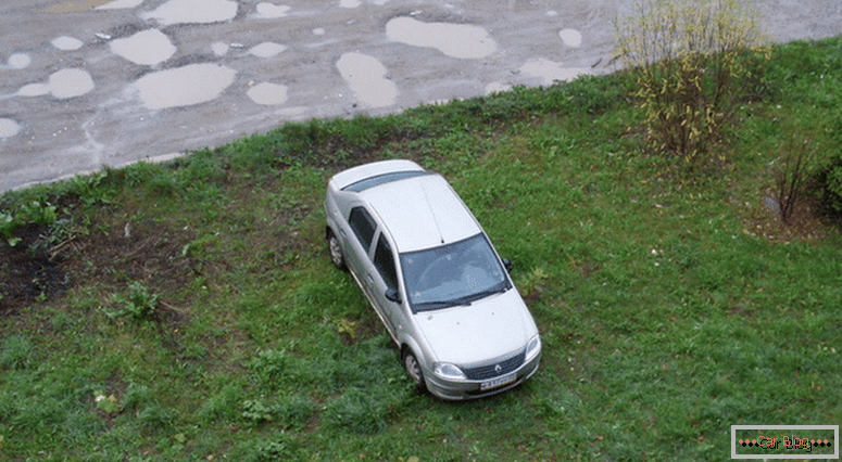 што е казна за паркирање на тревникот