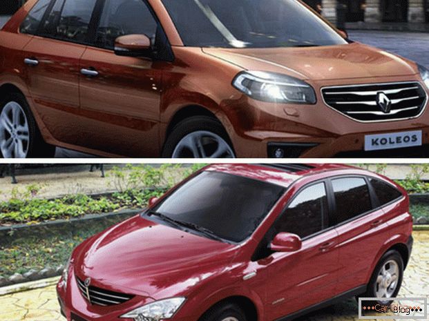Споредете автомобили Renault Koleos и SsangYong Actyon