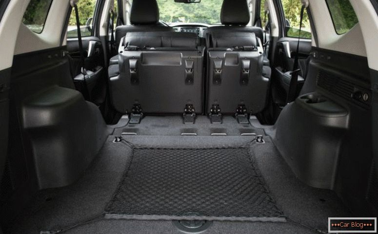 Mitsubishi Pajero Sport багажен простор